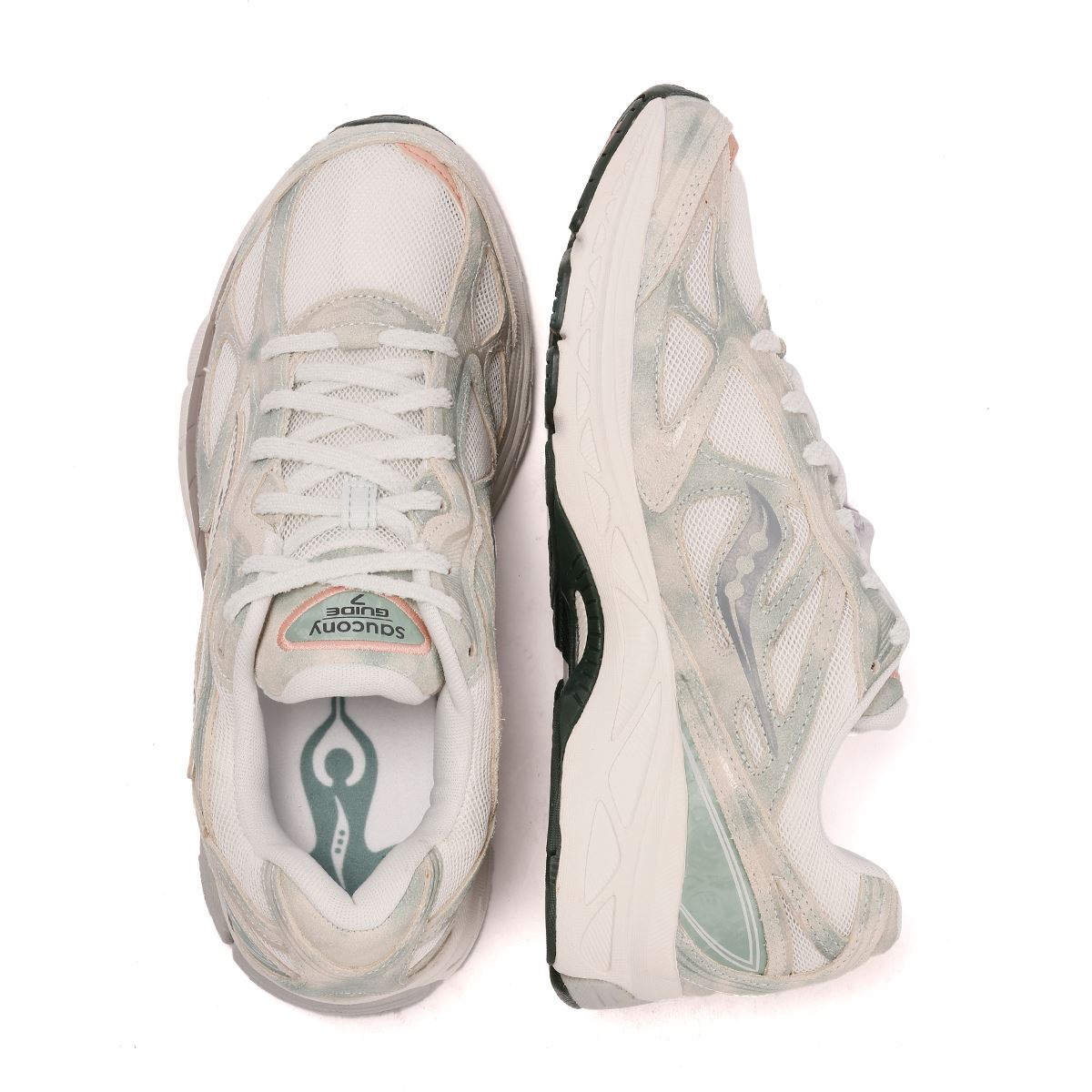 Saucony Progrid Guide 7 White/Verde Sneakers