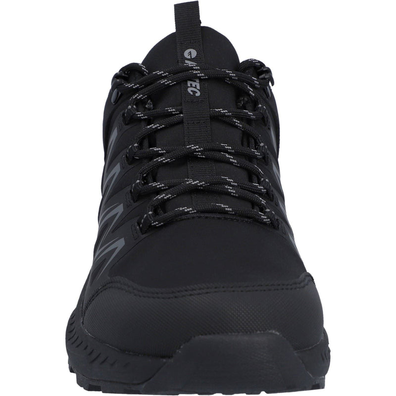 Hi-Tec Stealth Low Synthetic Men's Black/Dark Grey Hiking Boots