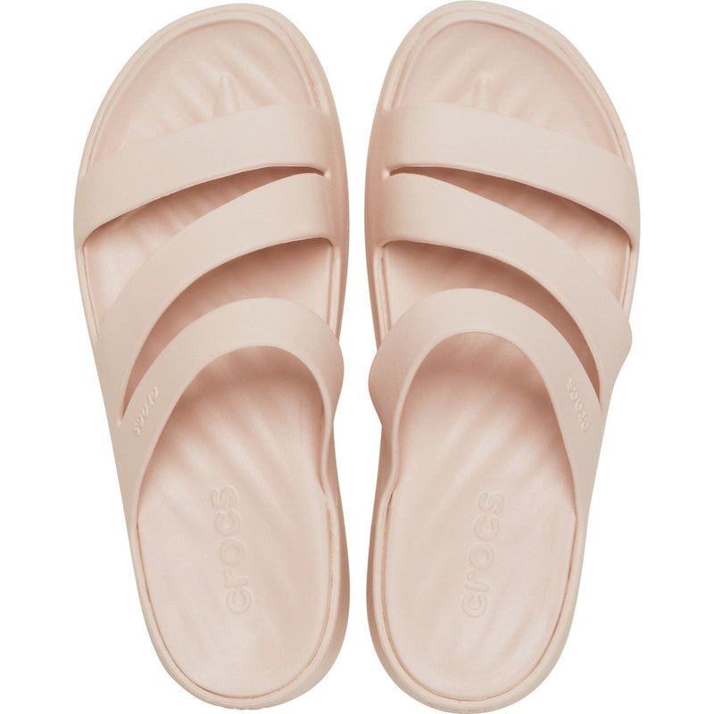 Crocs Getaway Strappy Synthetic Women's Quartz Sandals