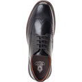 Base London Flight Leather Men's Black Brogues Shoes