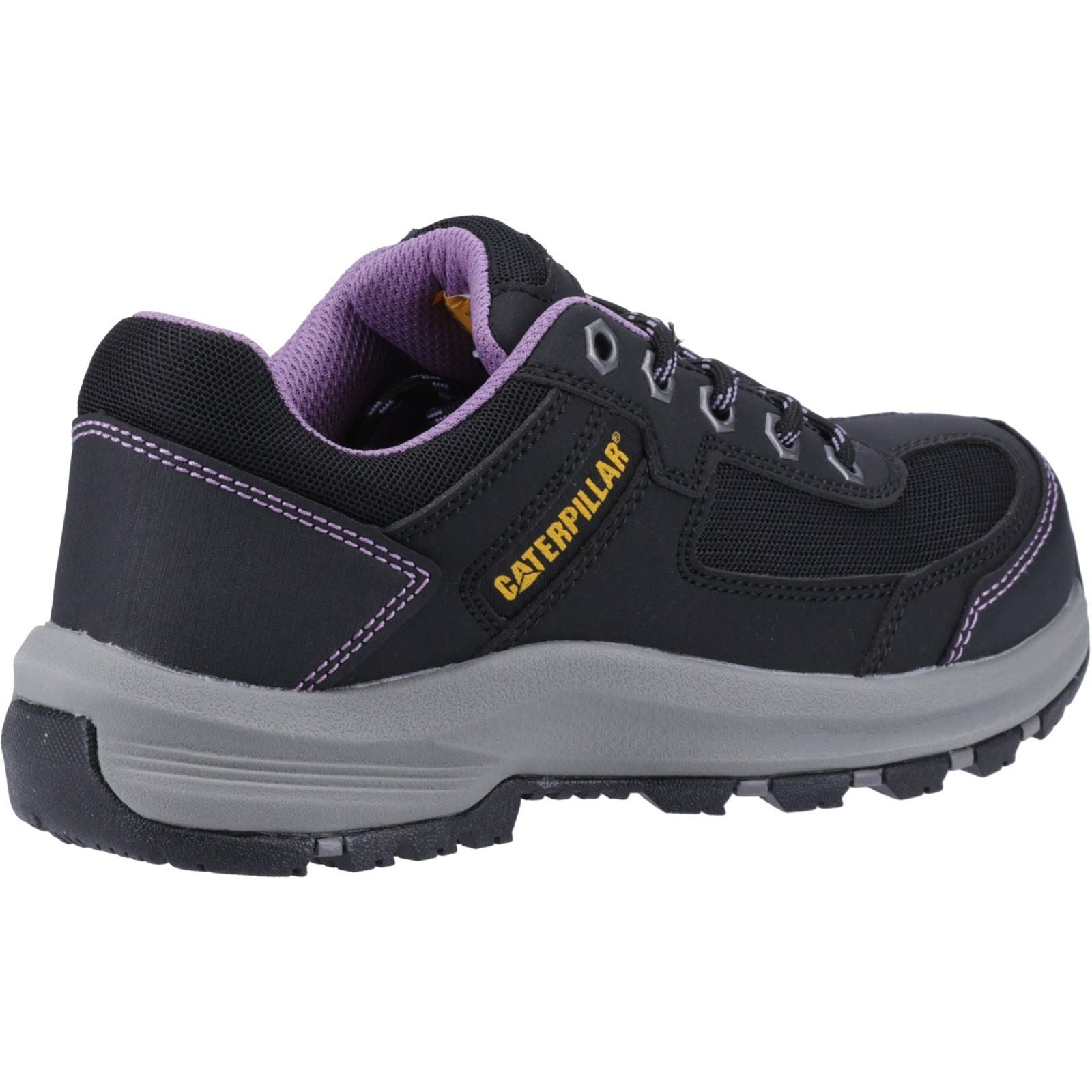 Caterpillar Elmore PVC Black/Lilac Safety Sneakers