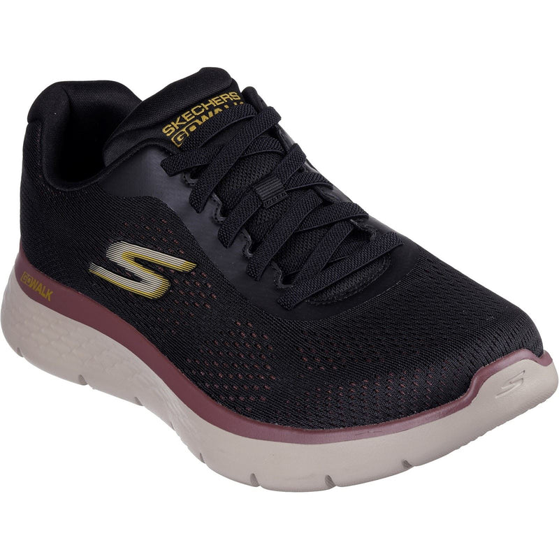 Skechers GO WALK Flex Textile Men's Black/Multi Sneakers