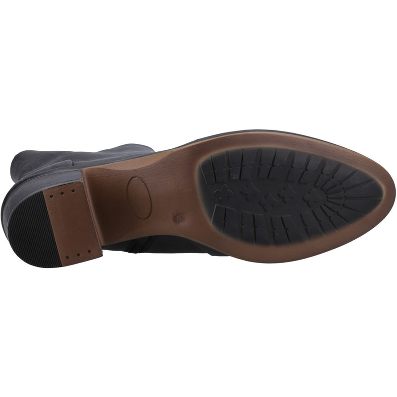 Hush Puppies Winona Leather Women's Black Boots