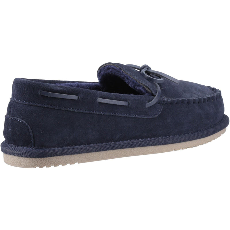 Hush Puppies Abraham Suede Men's Navy Slippers