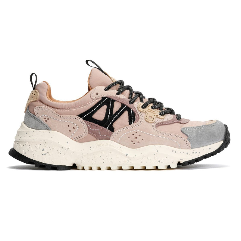 Flower Mountain Solin Women's Suede/Nylon Gray/Soft Pink Sneakers