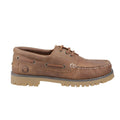Cotswold Inglecote Leather Men's Camel Boat Shoes