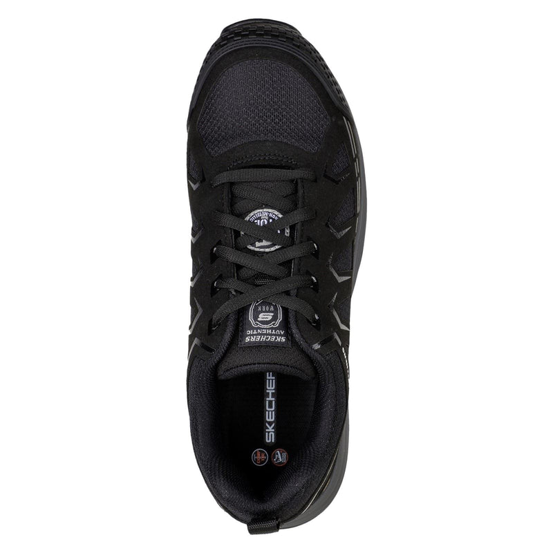 Skechers Workwear Malad II Textile Men's Black Safety Sneakers
