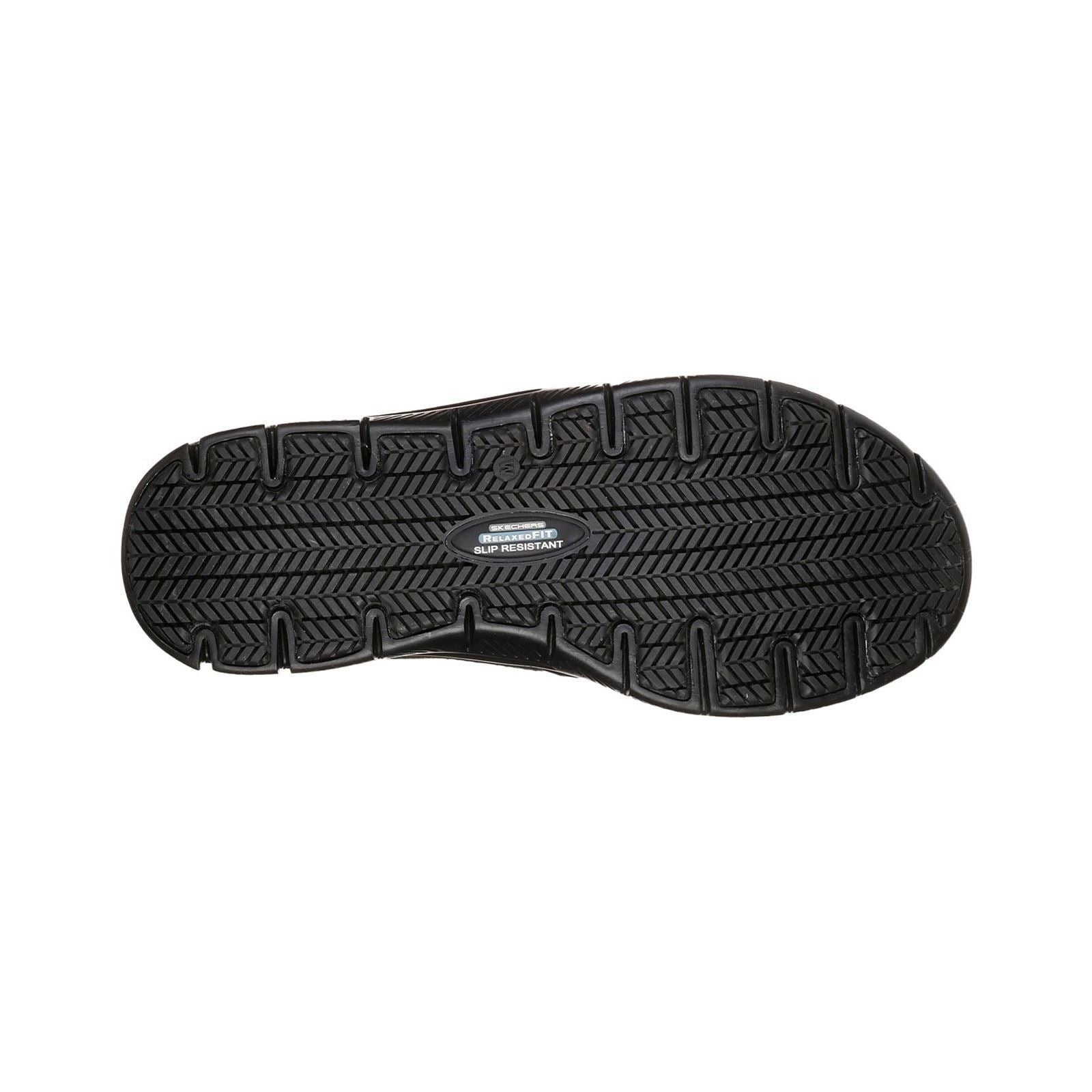 Skechers Workwear Cozard Sr Leather Women's Black Safety Sneakers