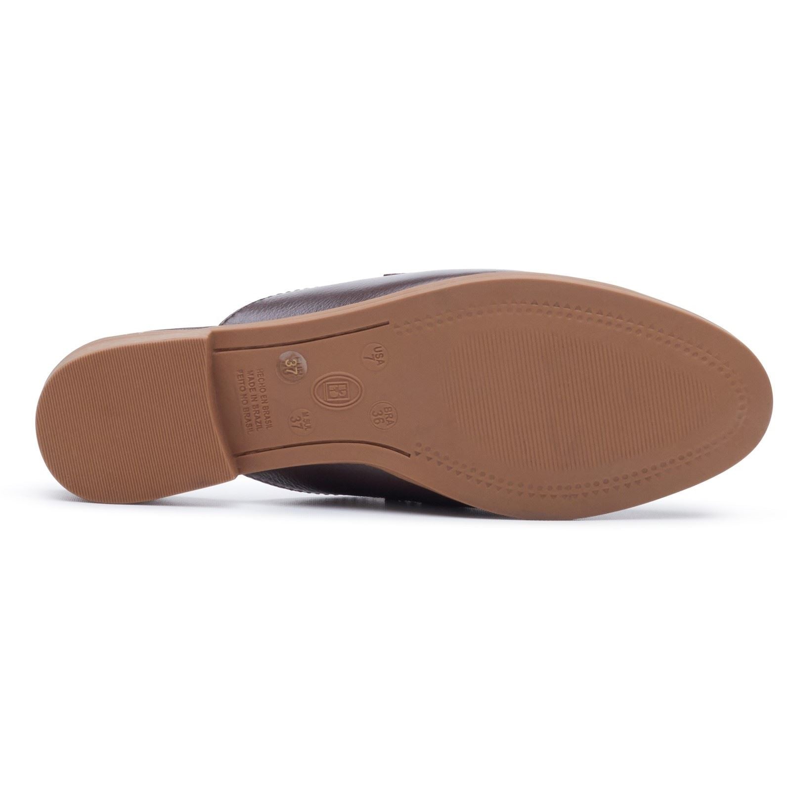 Hush Puppies Calla Leather Women's Chocolate Mules
