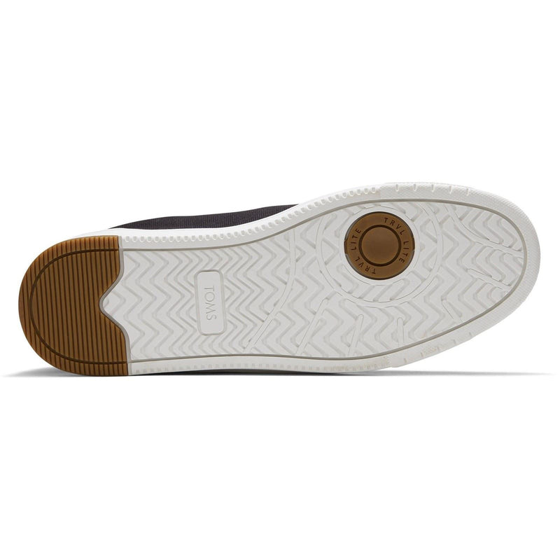TOMS TRVL Lite 2.0 Low 100% Cotton Men's Black Sneakers