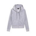 Juicy Couture Robertson Classic Jacket Synthetic Women's Silver Hooded Sweatshirt