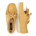 Clarks Originals Wallabee Suede Women's Golden Tan Shoes