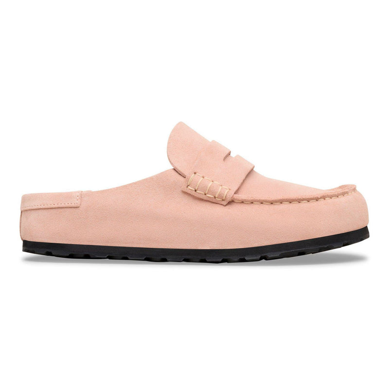 Birkenstock Naples Suede Women's Pink Clay Regular Clogs