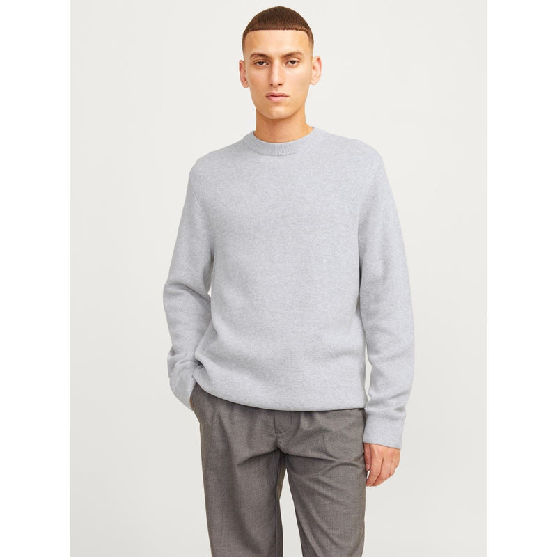 Jack & Jones Milano Stitch Cotton Men's Grey Sweatshirt