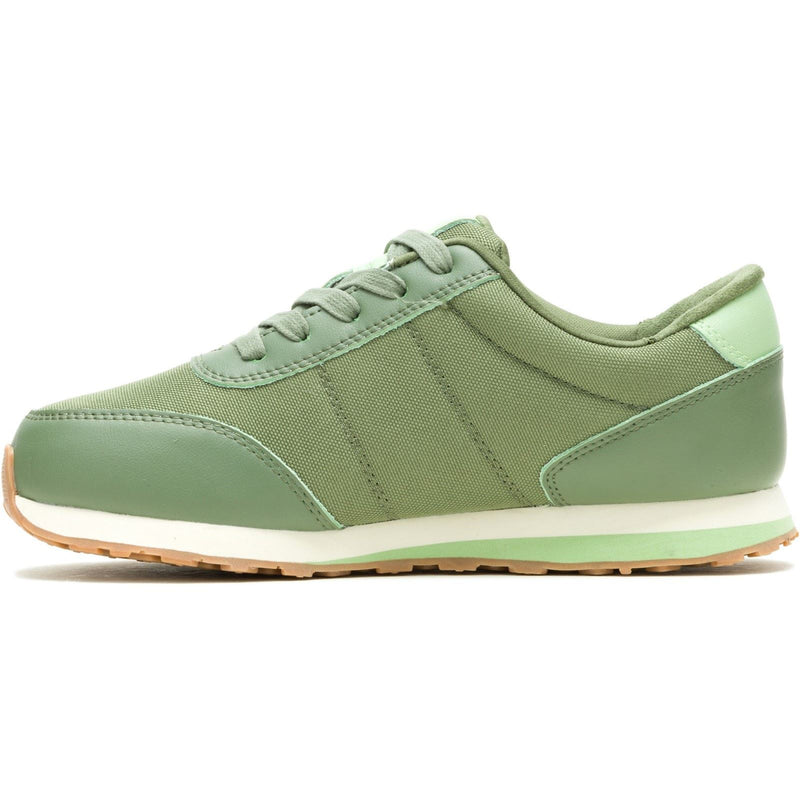 Hush Puppies Seventy8 Leather Women's Olive Sneakers