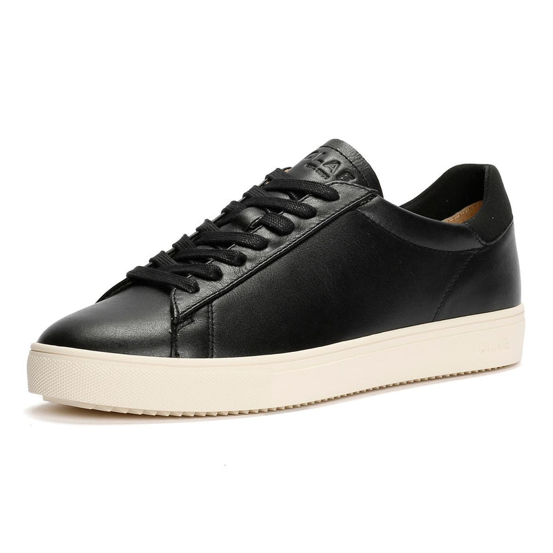 Clae Bradley Milled Leather Men's Black Sneakers