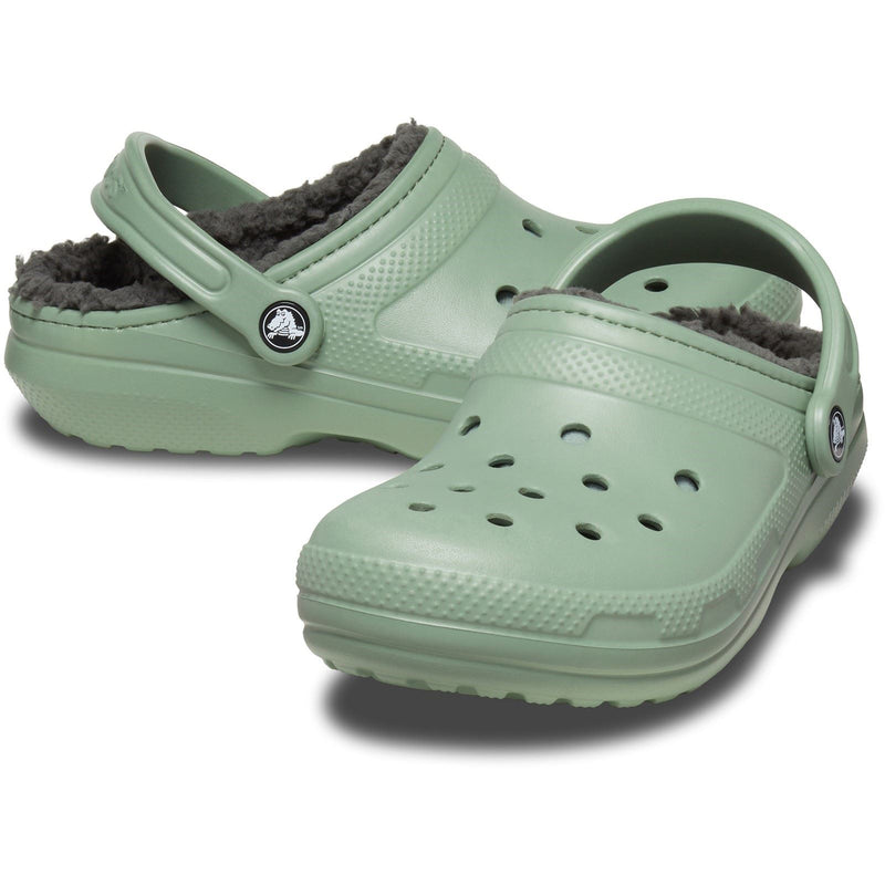 Crocs Classic Lined Clog Synthetic Moss/Multi Clogs