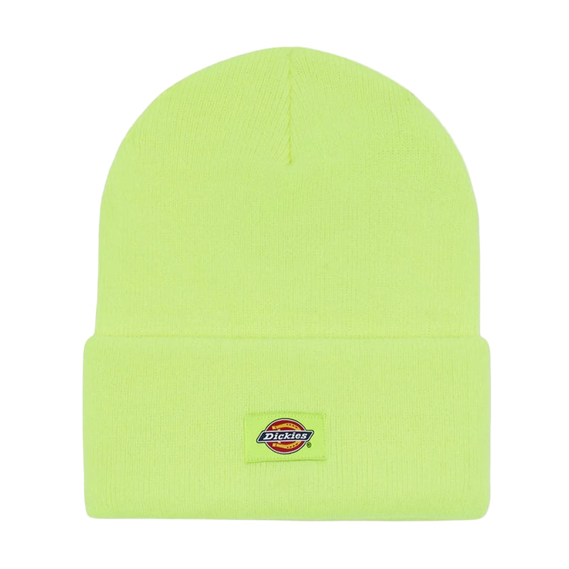 Dickies Acrylic Cuffed Unisex Adults Yellow Beanie Hat
