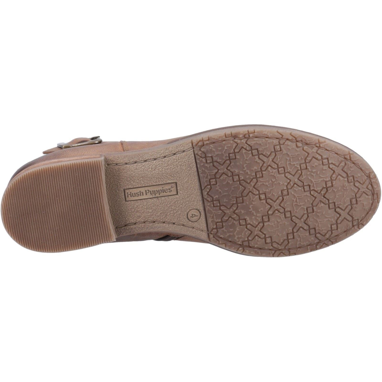Hush Puppies Elise Leather Women's Brown Boots