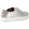 TOMS Kameron Leather Women's Silver Sneakers