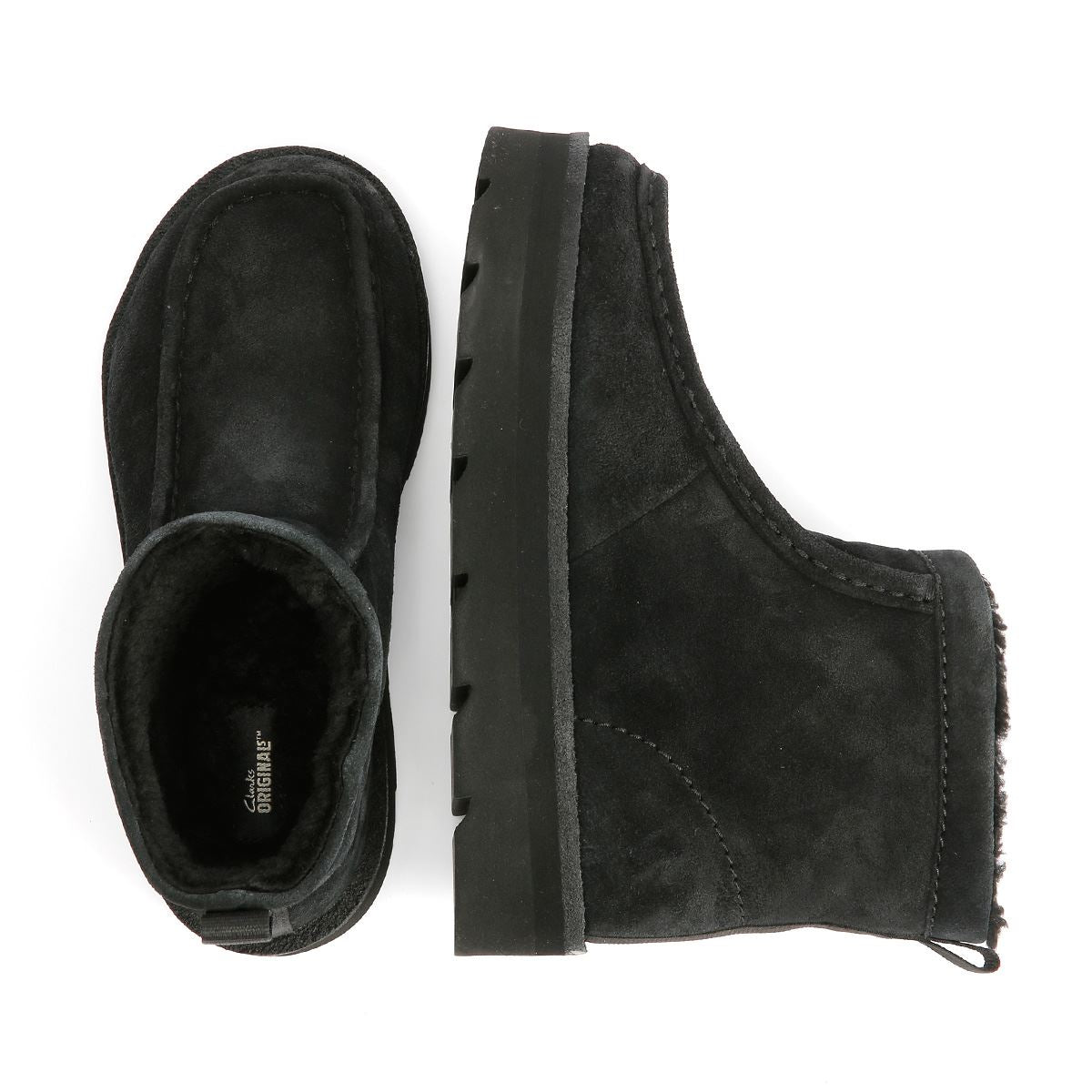 Clarks Originals Meare Rooey Suede Women's Black Boots