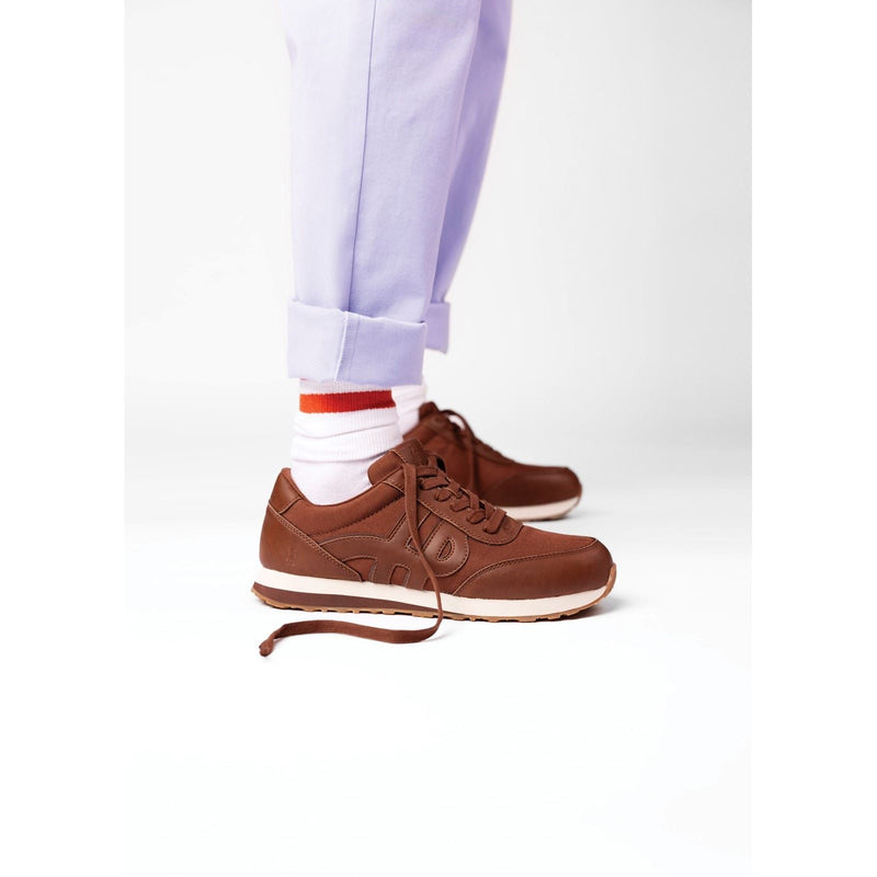 Hush Puppies Seventy8 Leather Men's Cognac Sneakers