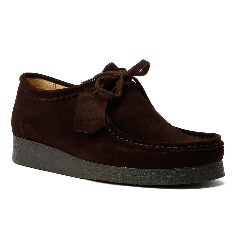 Tower London Apache Suede Men's Dark Brown Shoes
