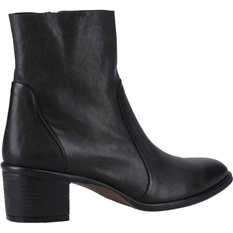 Hush Puppies Winona Leather Women's Black Boots