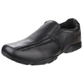 Hush Puppies Bespoke Youth Boys Black Leather Loafers