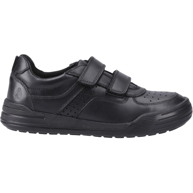 Hush Puppies Sully Leather Boys's Black Shoes
