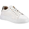 Hush Puppies Kathryn Leather Women's White Sneakers
