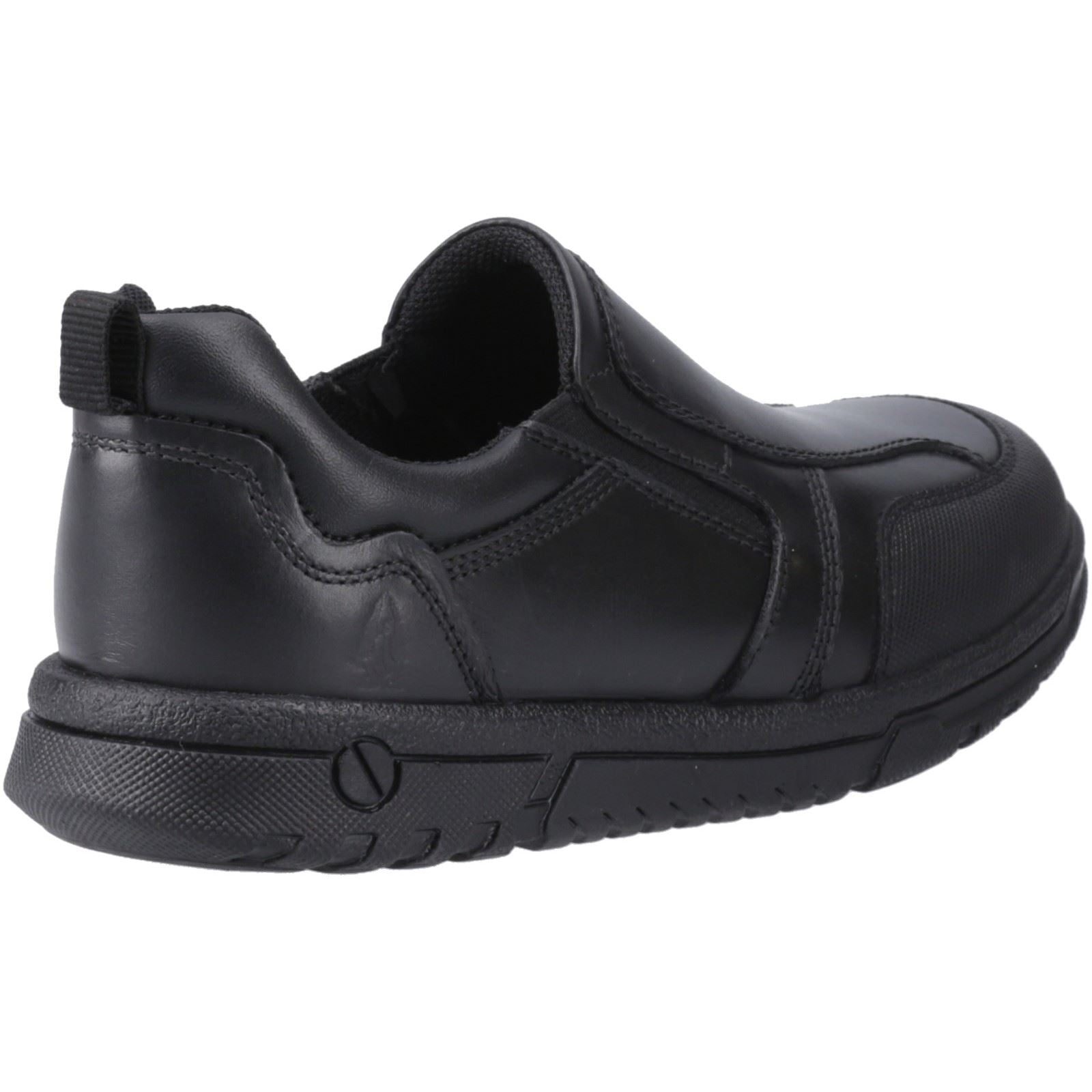 Hush Puppies Sergio Leather Boys's Black Shoes