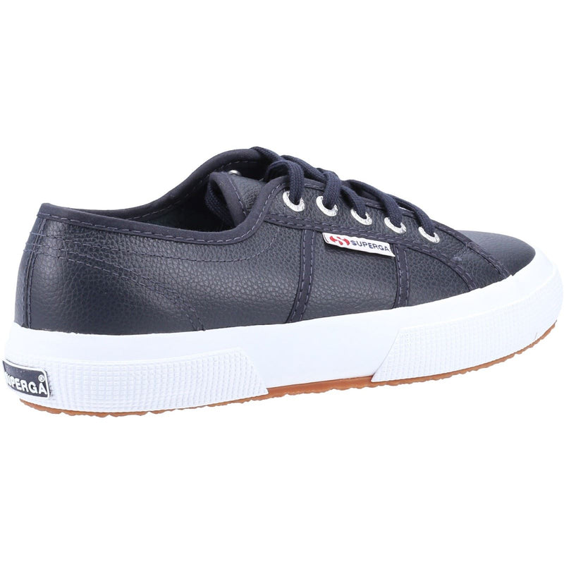 Superga 2750 Leather Women's Blue Navy Sneakers