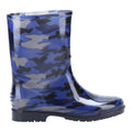 Cotswold PVC Jnr PVC Girls's Navy Camo Wellington Boots