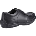 Hush Puppies Mackenzie Leather Boys's Black Lace-Up Shoes