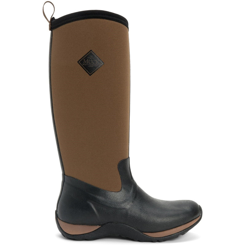 Muck Boots Arctic Adventure Synthetic Black/Tan Wellington Boots