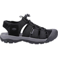 Hush Puppies Peru Synthetic/Webbing Men's Black Sandals