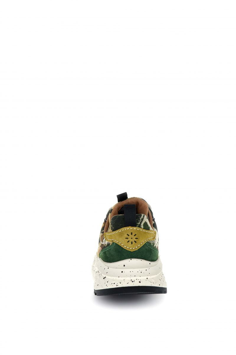 Flower Mountain Wave Suede Men's Camouflage Sneakers