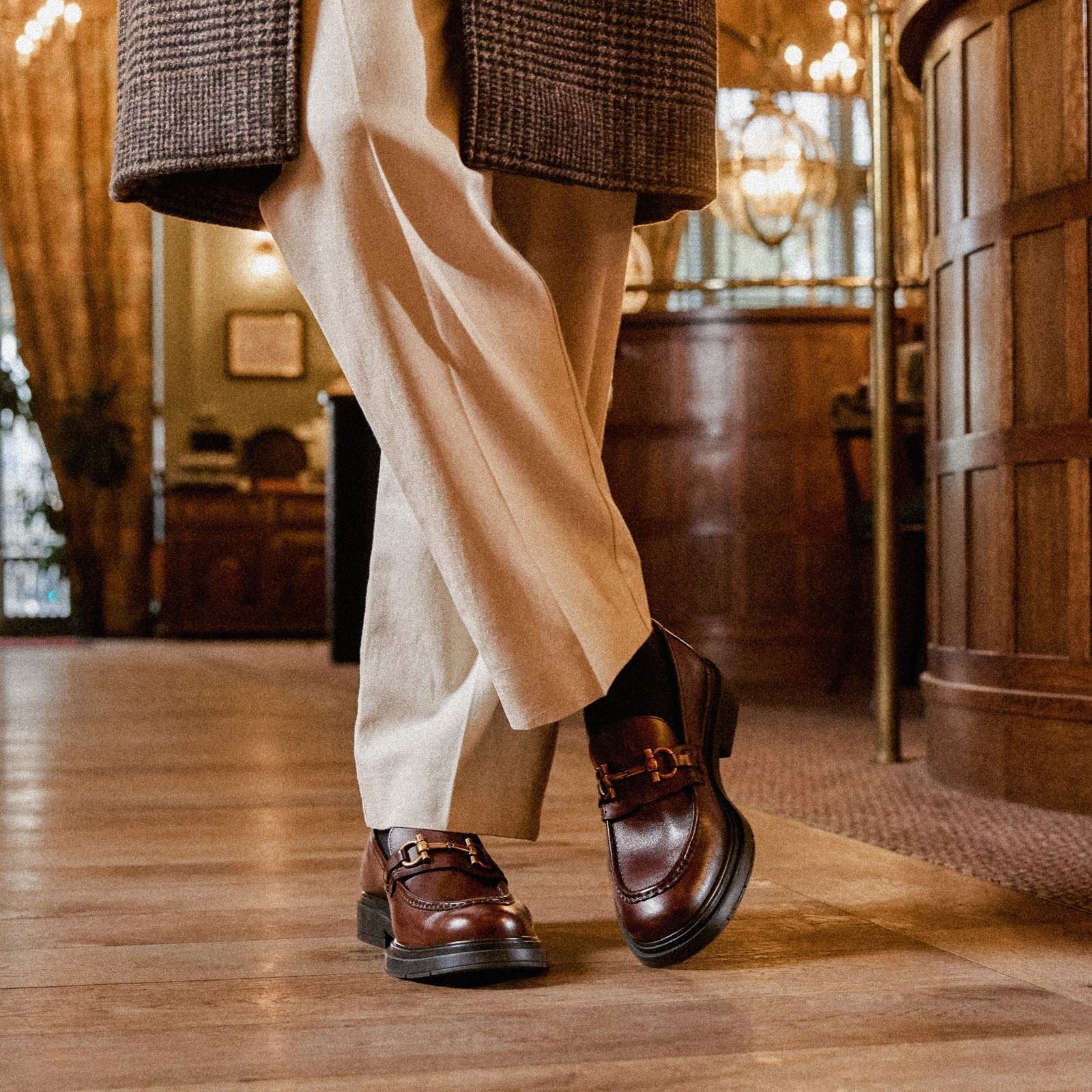 Hush Puppies Edgar Leather Men's BROWN Loafers