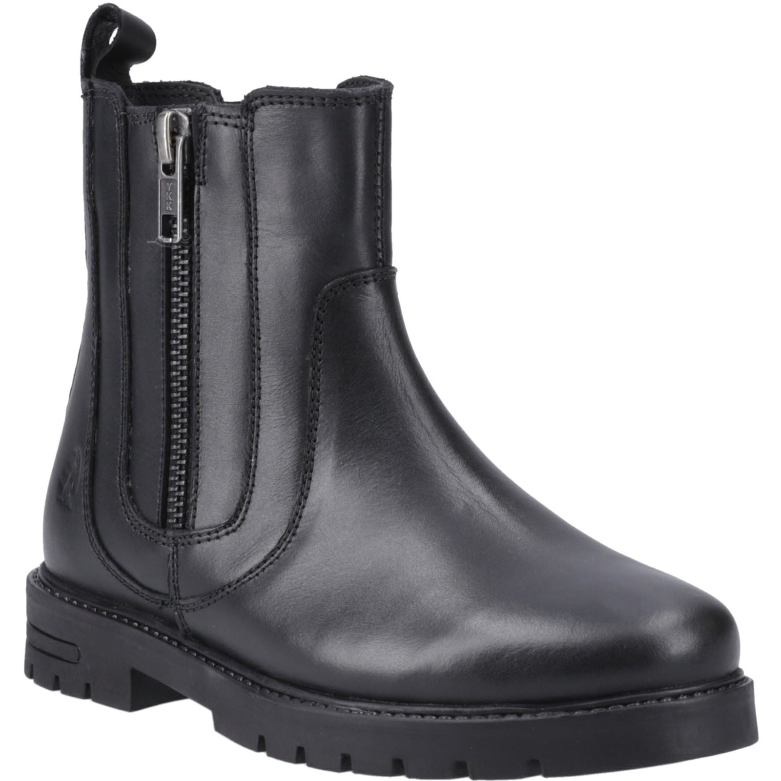 Hush Puppies Liana Leather Girls's Black Boots
