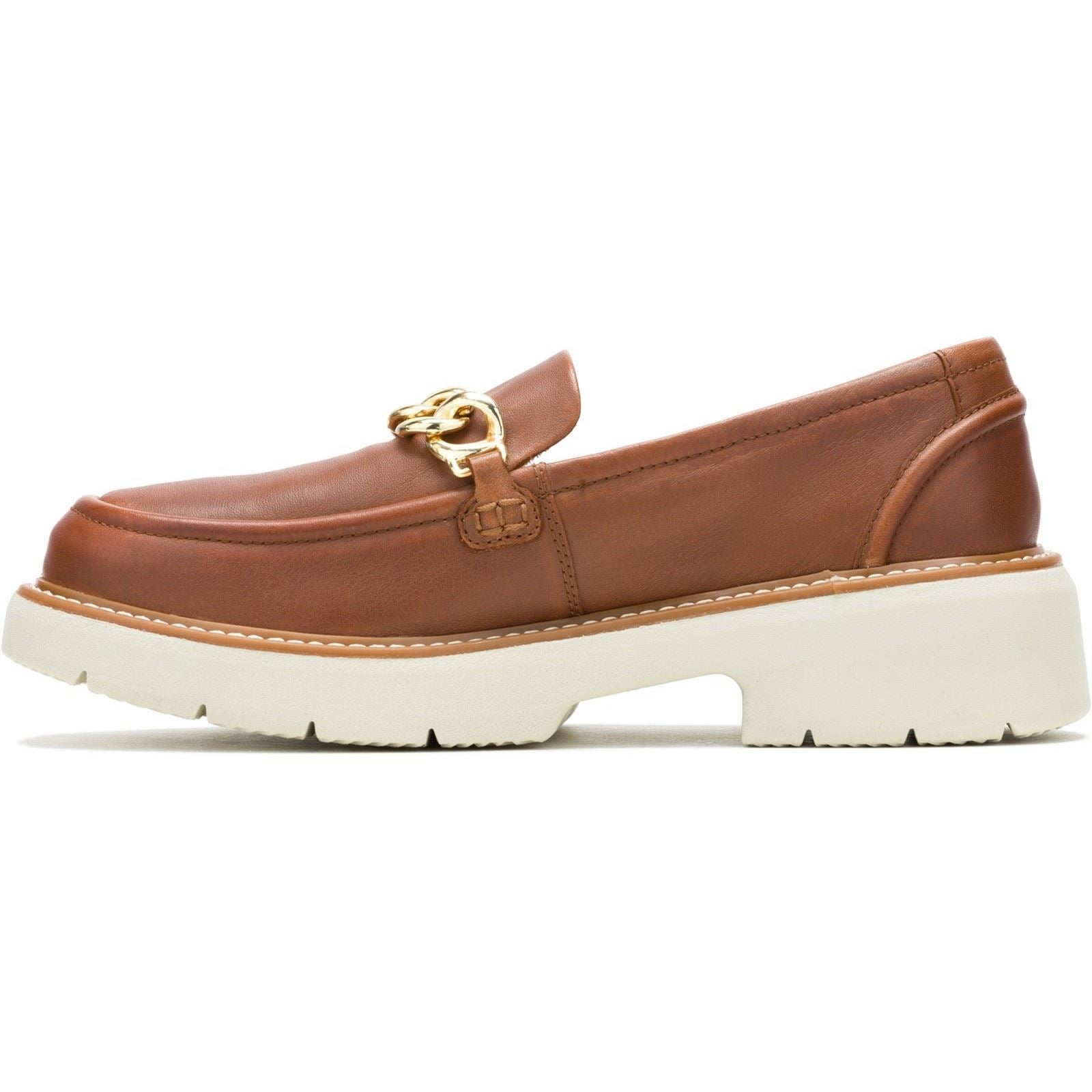 Hush Puppies Jodie Leather Women's Cognac Loafers