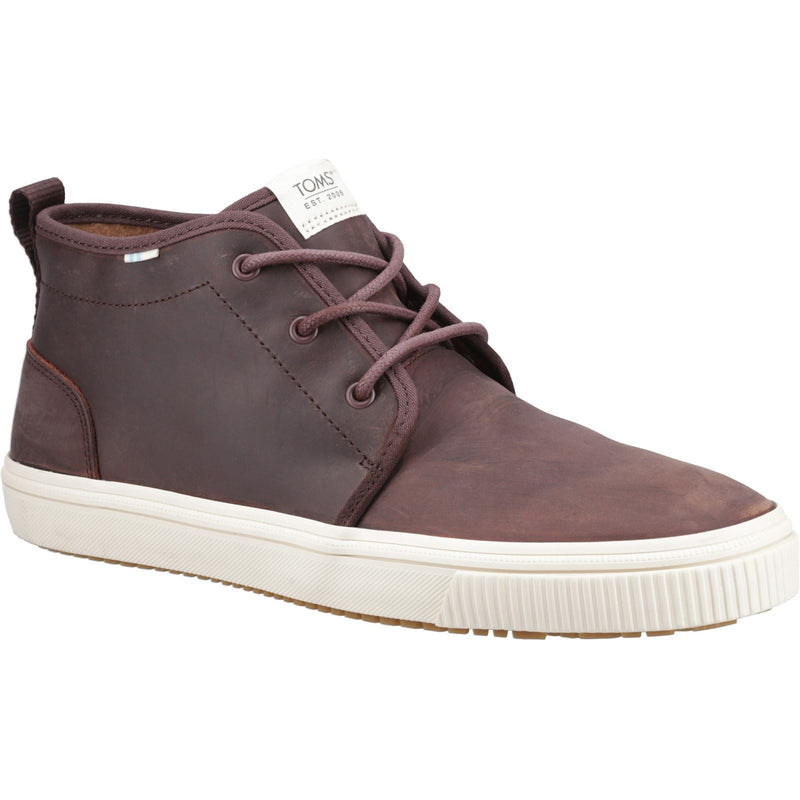 TOMS Carlo Mid Terrain Leather Men's Clover Brown Sneakers