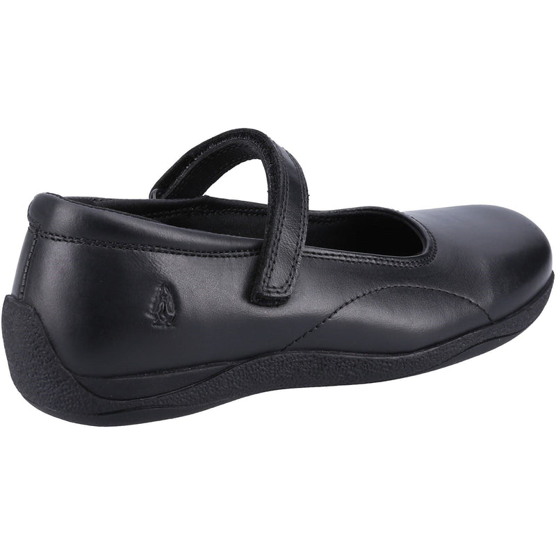 Hush Puppies Aria JNR Leather Girls's Black Shoes