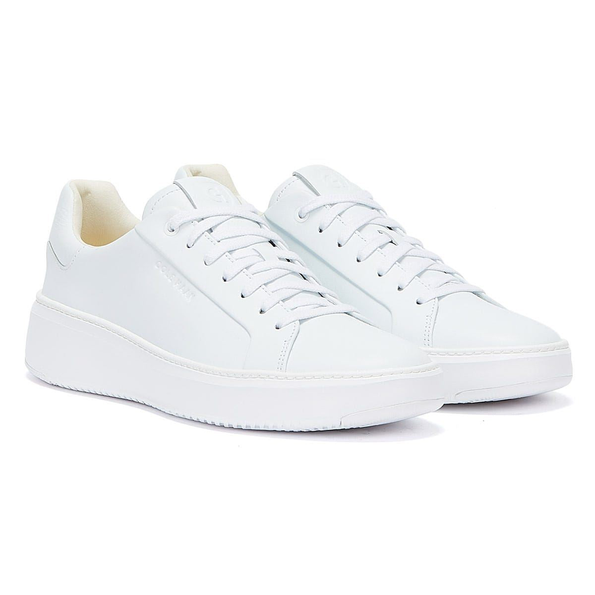 Cole Haan Grandprø Topspin Leather Men's Optic White Sneakers