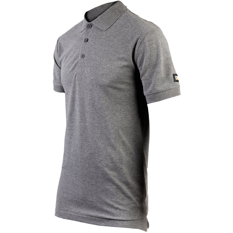 Caterpillar Essentials Cotton Men's Grey Polo Shirt