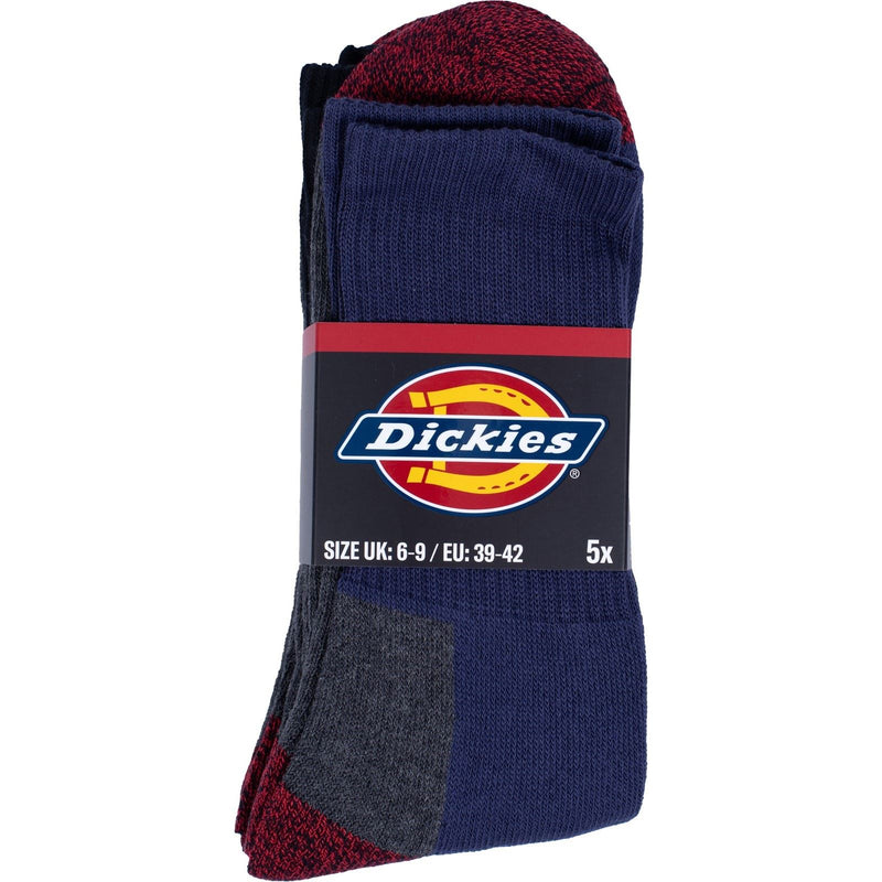 Dickies Cushion Crew Cotton Men's Black Calf Socks