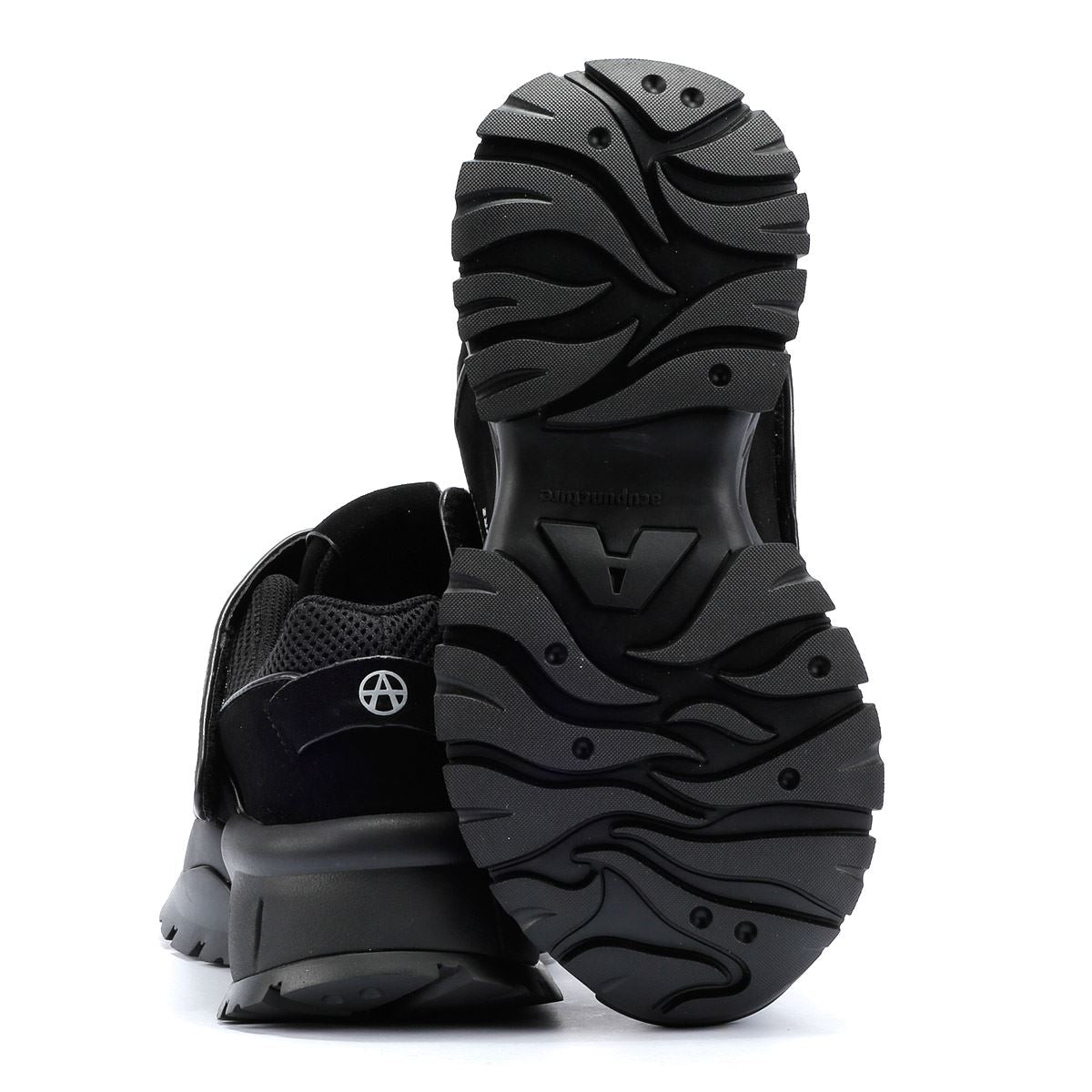 Acupuncture BG Beefer Suede Triple Black Sneakers