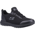 Skechers Workwear Squad Sr Wide Textile Women's Black Safety Sneakers