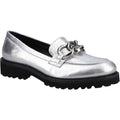 Hush Puppies Gianna Leather Women's Silver Loafers