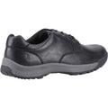 Hush Puppies Vinson Leather Men's Black Lace-Up Shoes